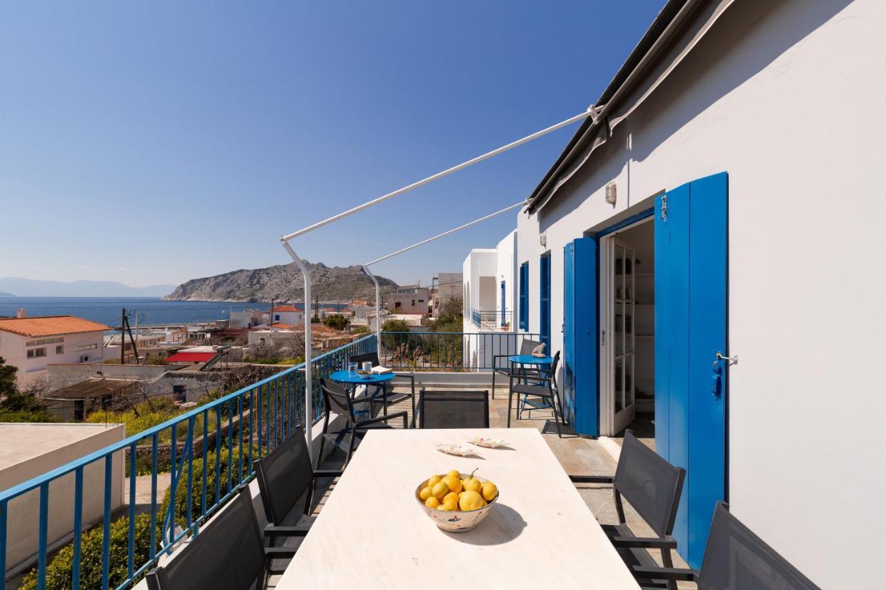 Вилла Aeginia 1- Breathtaking Sea View House In Perdika Экстерьер фото