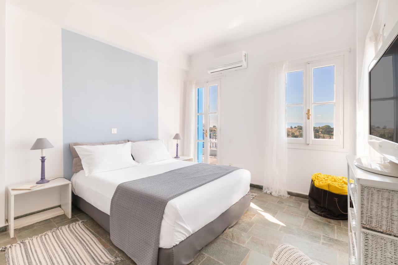 Вилла Aeginia 1- Breathtaking Sea View House In Perdika Экстерьер фото