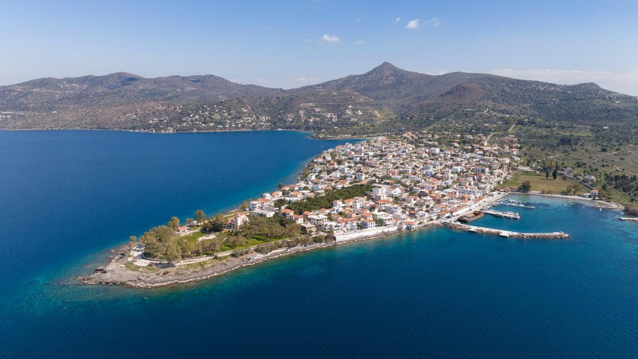 Вилла Aeginia 1- Breathtaking Sea View House In Perdika Экстерьер фото