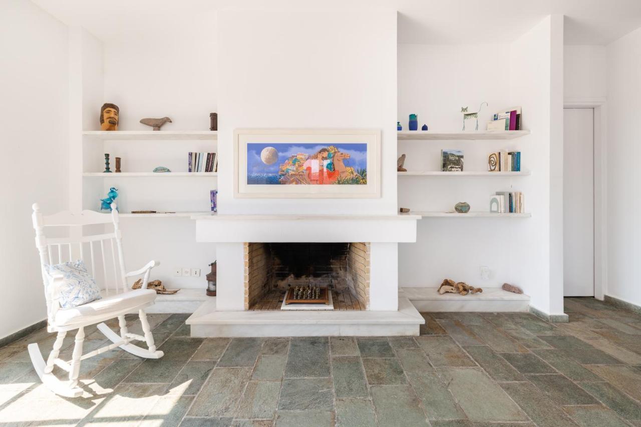 Вилла Aeginia 1- Breathtaking Sea View House In Perdika Экстерьер фото